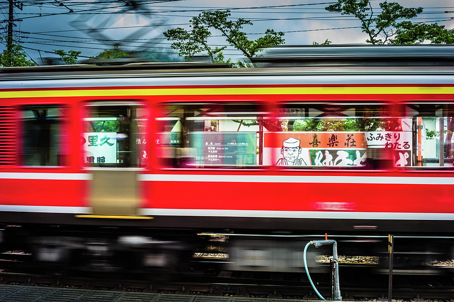 Passing by, Hakone Station, Japan Photograph by Eugene Nikiforov