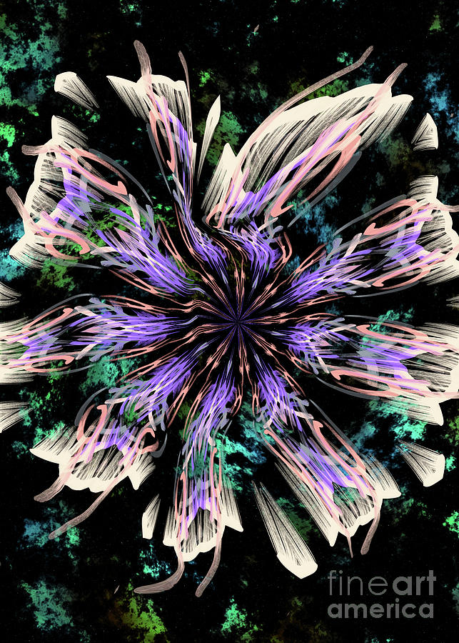 Passion Flower Digital Art by Mimulux Patricia No
