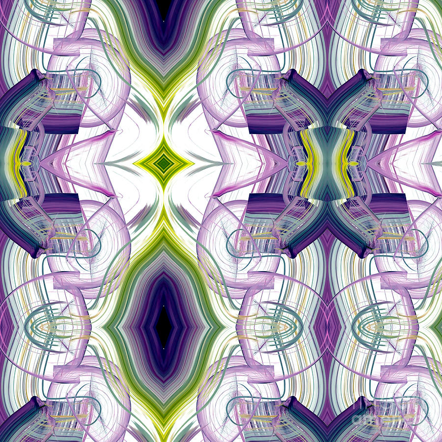 Passion Flower Purple Digital Art by Scott S Baker