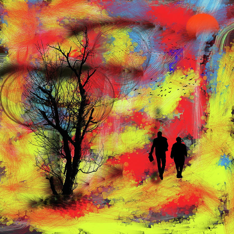 Passion For Colourful World  Around Us  Mixed Media by Aleksandrs Drozdovs
