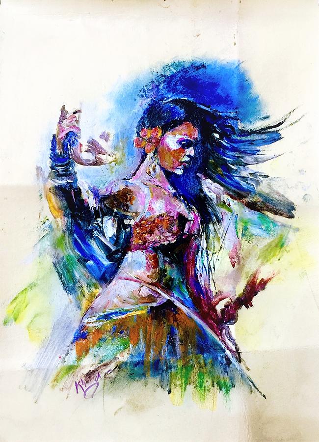 Passion  Painting by Khalid Saeed
