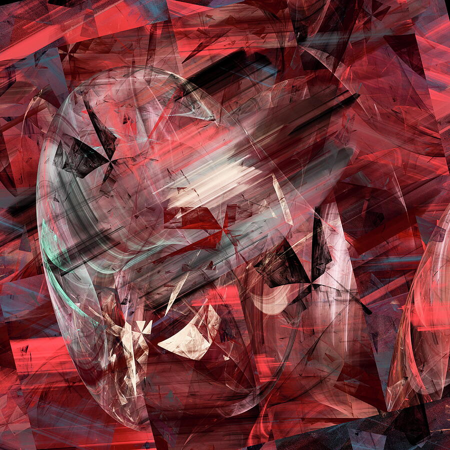 Passion Of Balzac  Age /CAGO Gallery Choice in All Abstraction  2021 Digital Art by Aleksandrs Drozdovs