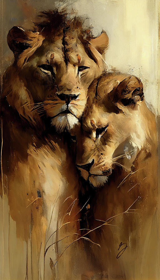 Passion of the Pride Painting by Greg Collins