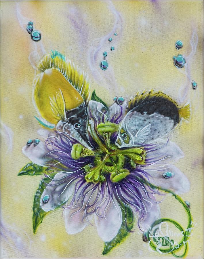 Passionfish Painting by Joel Salinas III Passionfish Painting by Joel Salinas III