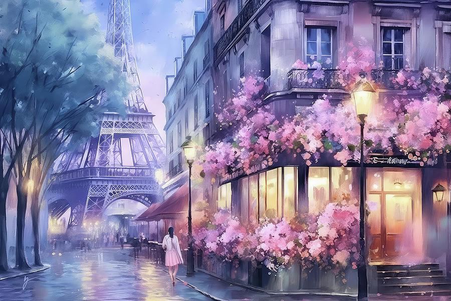 Passions Symphony in Paris Painting by Greg Collins