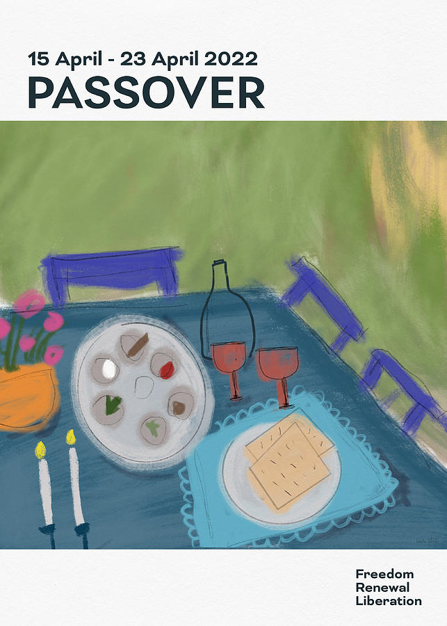 Passover Exhibit - Art by Linda Woods Mixed Media by Linda Woods