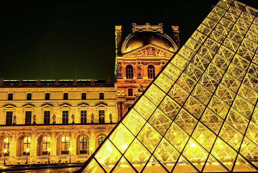 Past And Present - Louvre Museum, Paris, France Photograph by Earth And Spirit