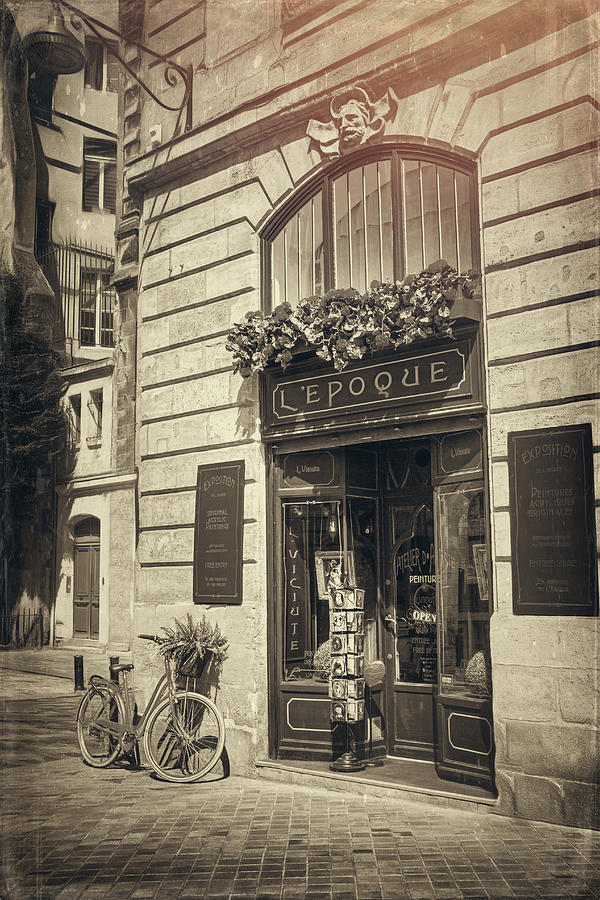 Past Times Bordeaux France Vintage Photograph by Carol Japp