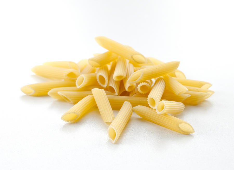 pasta tubes, Penne Photograph by Pidjoe