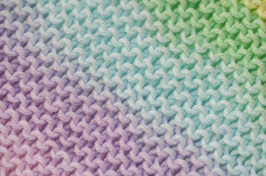 Pastel Colors and Knitting Passion 3 Photograph by Jenny Rainbow