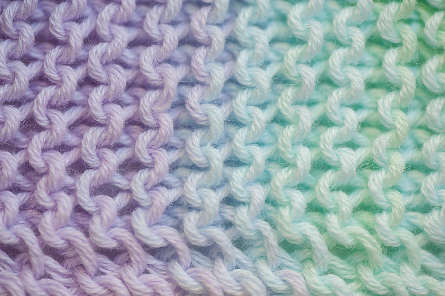 Pastel Colors and Knitting Passion 5 Photograph by Jenny Rainbow