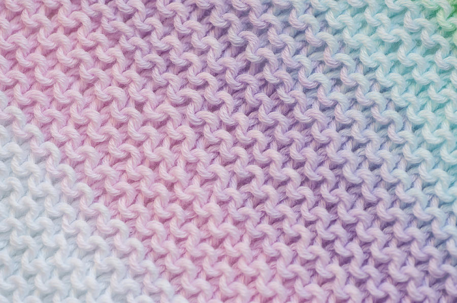 Pastel Colors and Knitting Passion 7 Photograph by Jenny Rainbow
