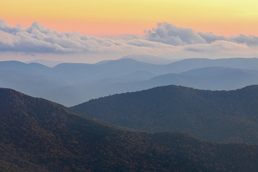 Pastel Colors At Cowee Mountain Photograph by Jordan Hill