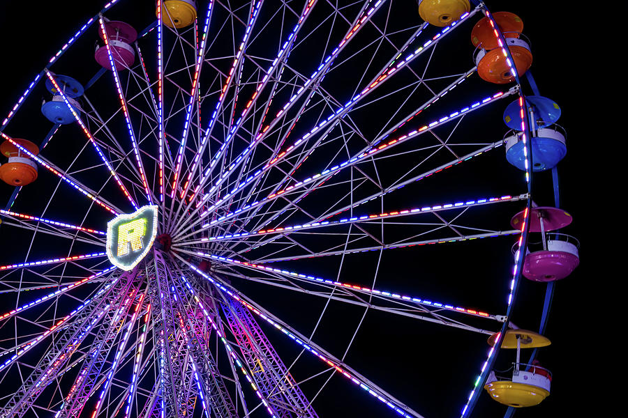 Pastel Ferris Wheel Photograph By John Kirkland - Pixels