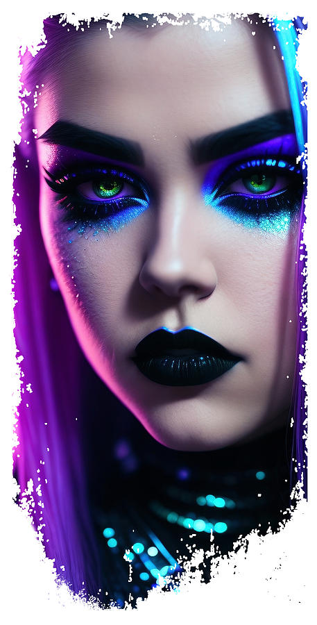 Pastel Goth Girl Digital Art by Annalisa Rivera-Franz