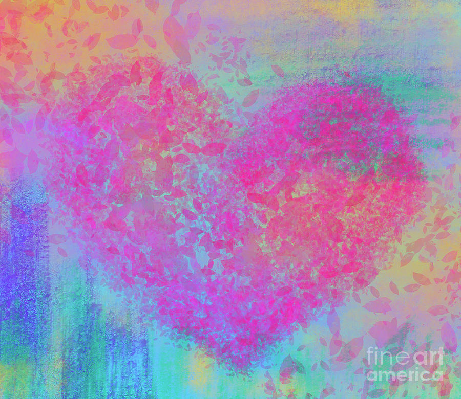 Love Quilt With Heart Digital Art