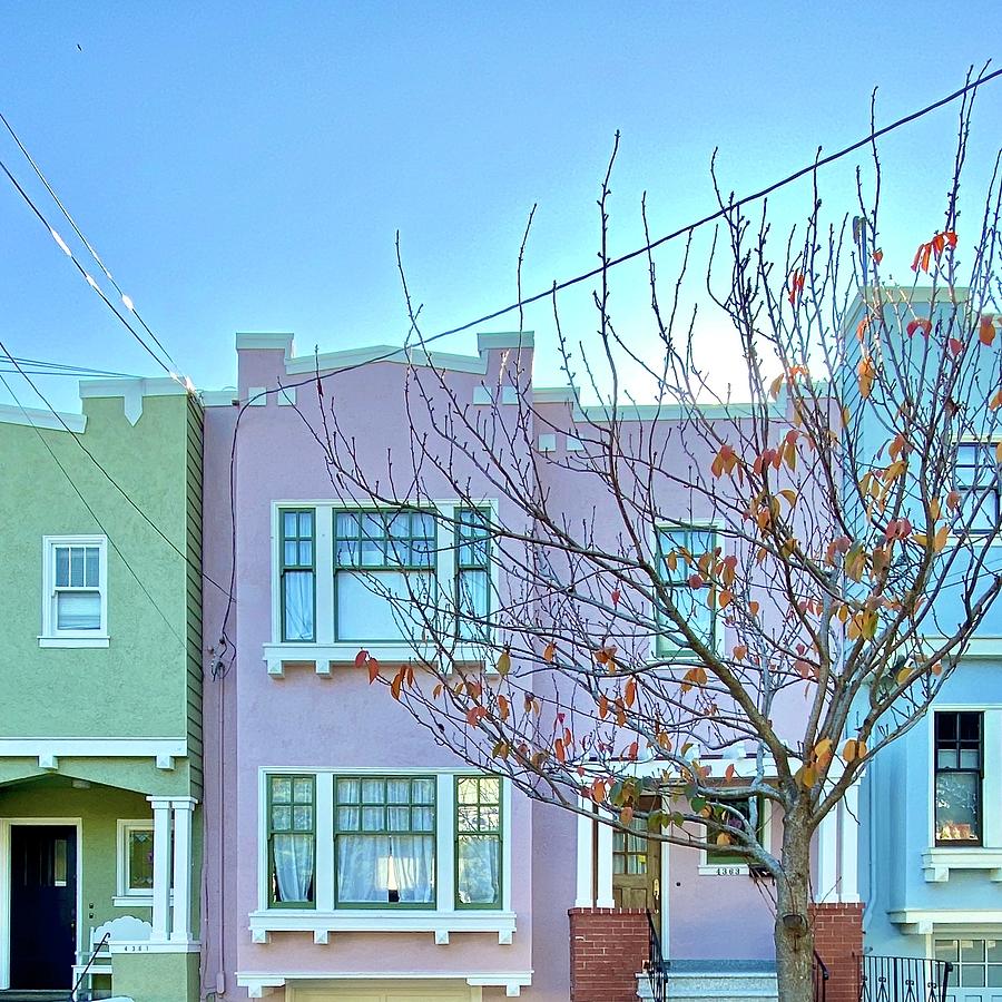 Pastel Houses Photograph by Julie Gebhardt