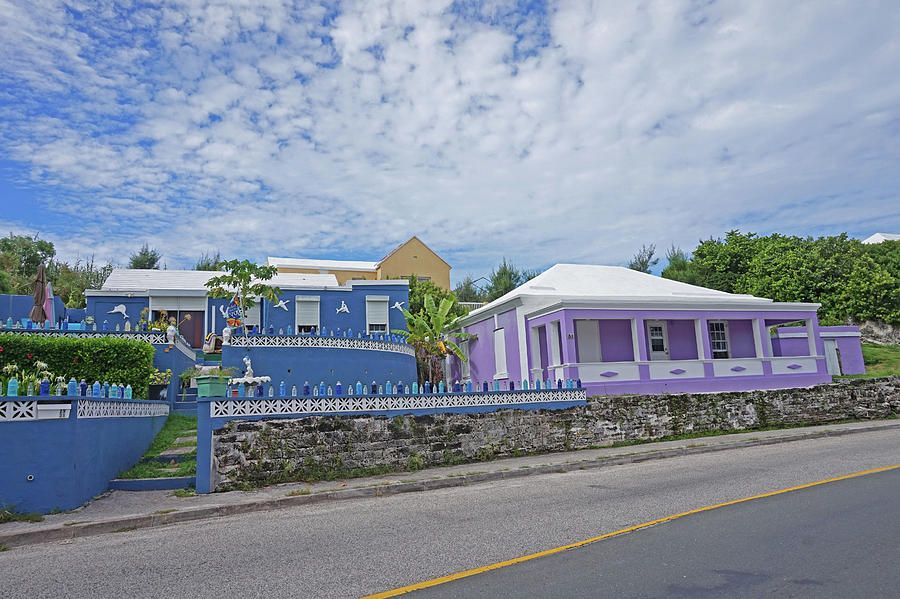Pastel houses of Bermuda  Photograph by Yvonne Jasinski