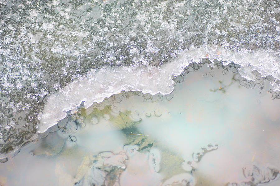 Pastel Ice Photograph by Sue Capuano