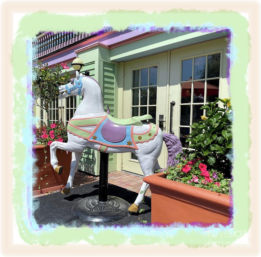 Pastel Painted Pony  Photograph by Barbie Corbett-Newmin