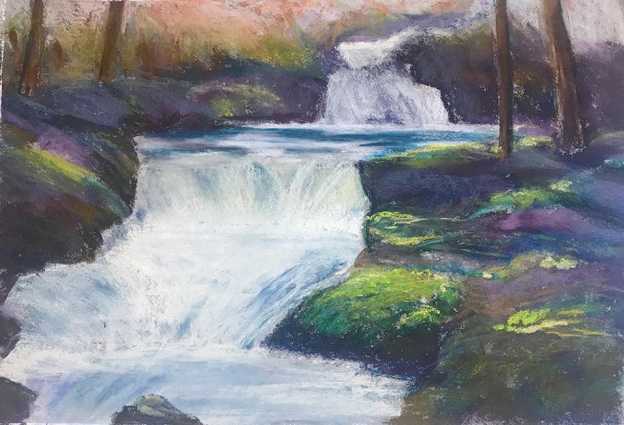 Pastel Painting River Painting