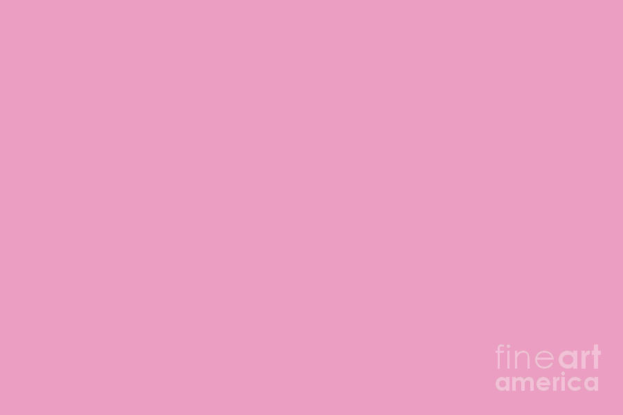 Pastel Pink Solid Color Pantone Prism Pink 14-2311 Accent to Color of the Year 2021 Digital Art by PIPA Fine Art - Simply Solid