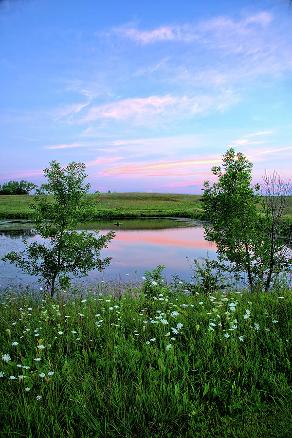 Pastel Prairie Pond 2 Photograph by Bonfire Photography