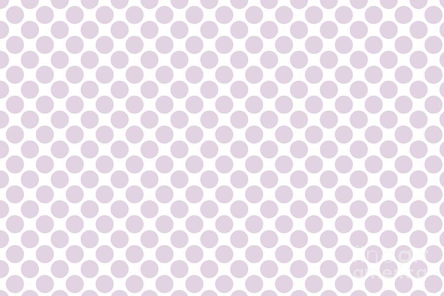 Pastel Purple and White Large Polka Dot Pattern Pairs 2022 Trending Hue ...