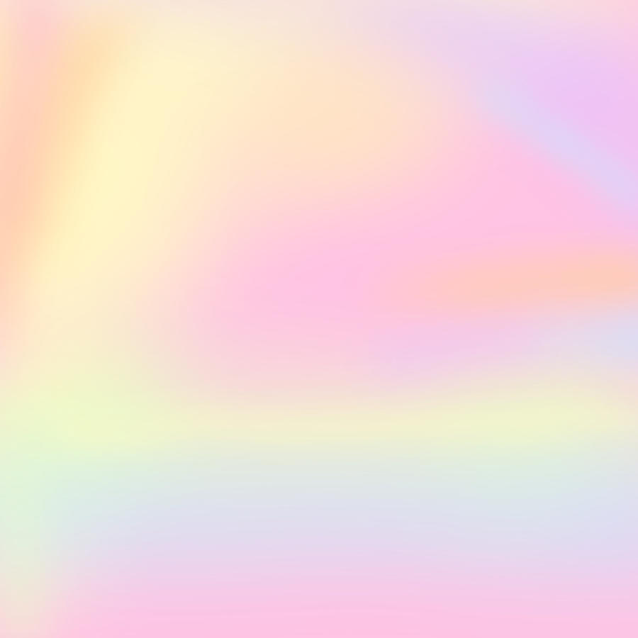 Pastel Rainbow Abstract Gradient Digital Art By Susan Carter - Fine Art 