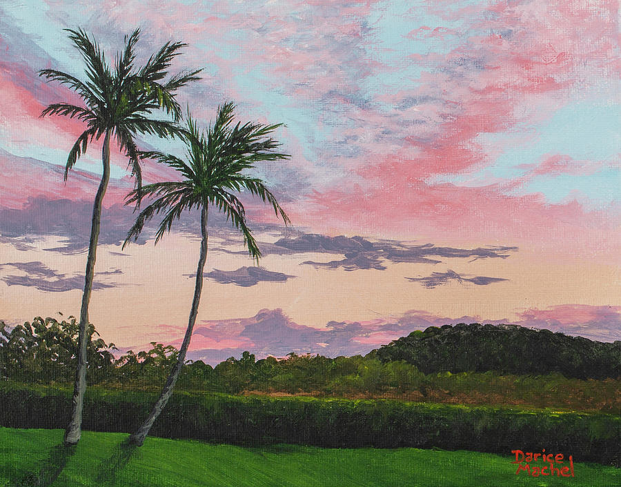 Pastel Sunset Painting by Darice Machel McGuire
