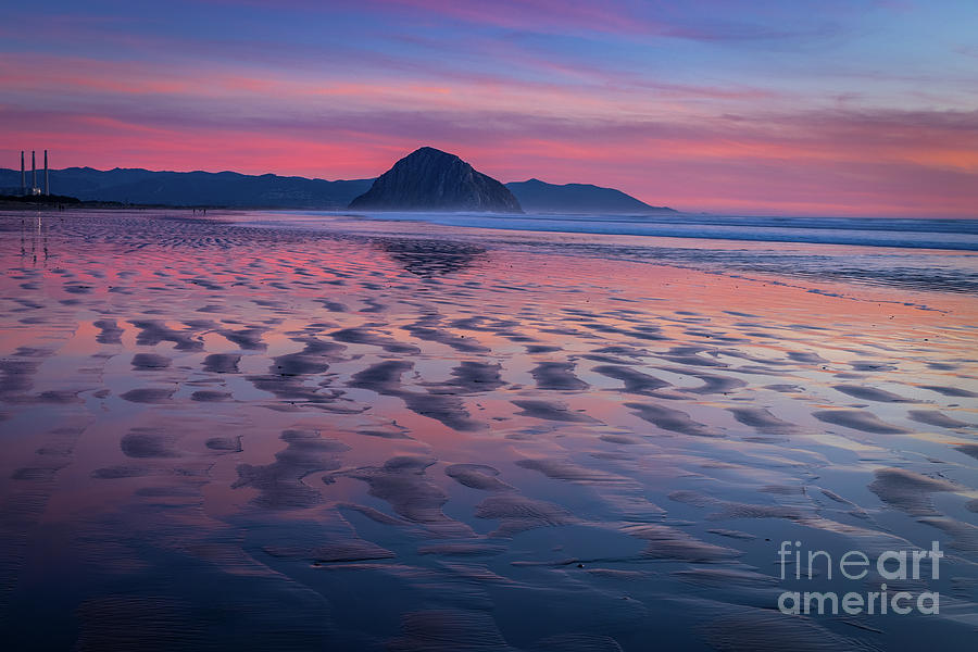 Pastel Sunset Over Morro Bay Photograph by Mimi Ditchie