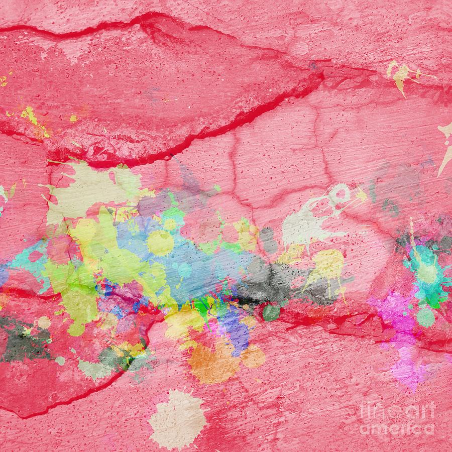 Soft Pastel Paint Splatter by Sheila Wenzel