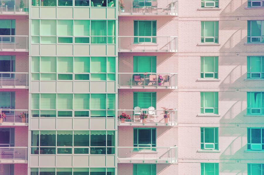 Pastel Urban Architecture Photograph by Brooke T Ryan