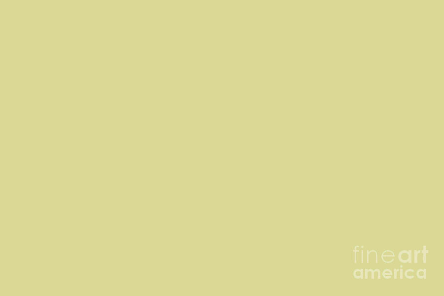 Pale Digital Art - Pastel Yellow Solid Color Accent Shade Pairs Sherwin Williams Lemon Chiffon SW 6686 by PIPA Fine Art - Simply Solid