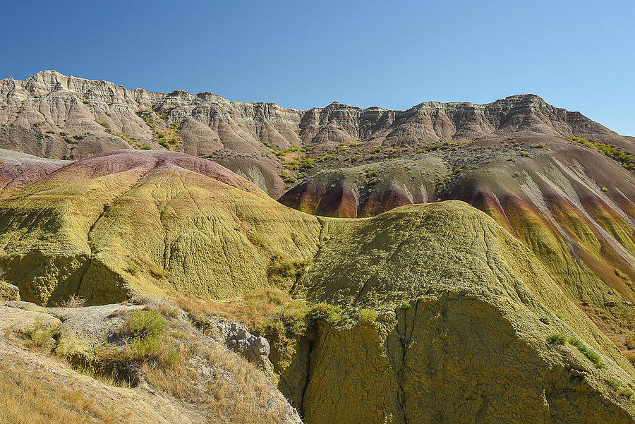 Pastels of the Badlands Photograph by Lynn Thomas Amber