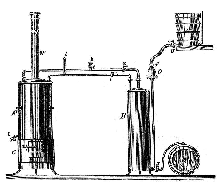 Pasteurization apparatus Drawing by Nastasic