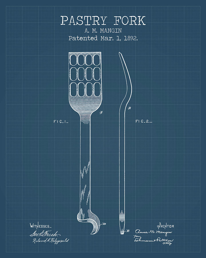 https://images.fineartamerica.com/images/artworkimages/mediumlarge/3/pastry-fork-blueprints-denny-h.jpg