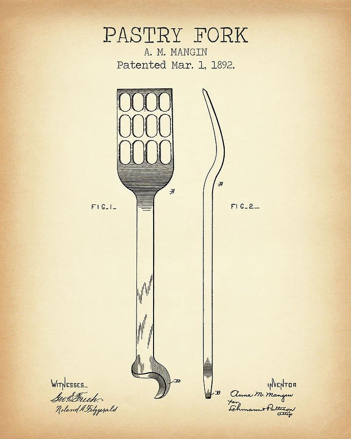 https://images.fineartamerica.com/images/artworkimages/mediumlarge/3/pastry-fork-vintage-patent-denny-h.jpg