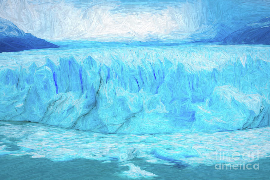 Patagonia Glacier Artwork Painting