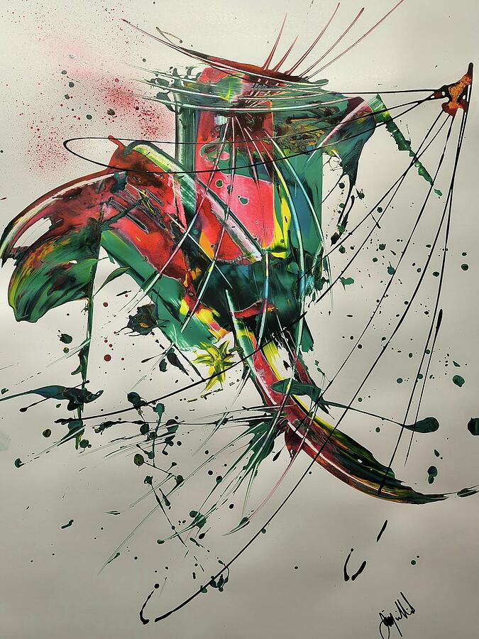 Patched Painting by Jimmy Williams Patched Painting by Jimmy Williams