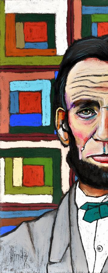 Abstract Painting - Patchwork Lincoln - Crop by David Hinds