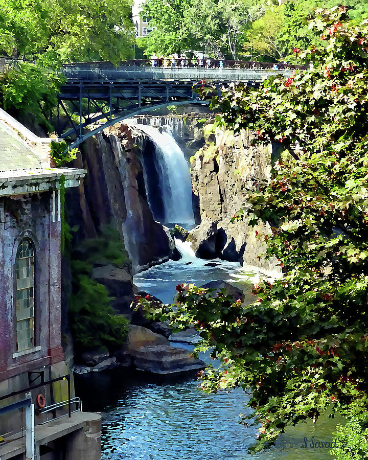 Paterson NJ - Paterson Falls Photograph by Susan Savad