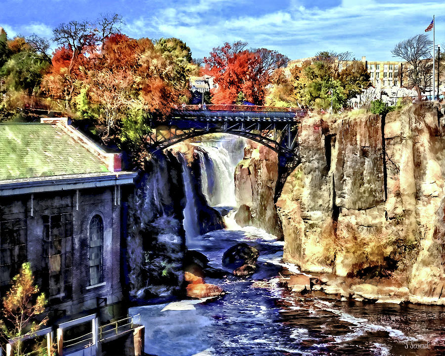 Paterson NJ - Paterson Great Falls Photograph by Susan Savad