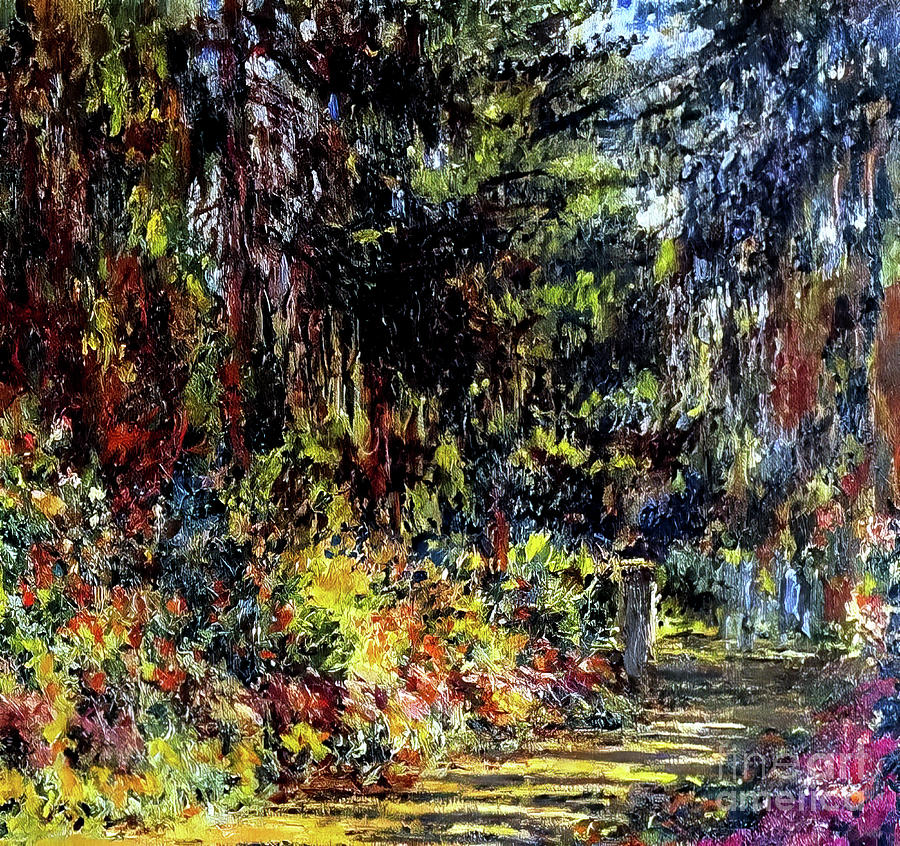 Path at Giverny by Claude Monet 1903 Painting by Claude Monet