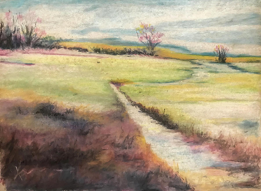 Peaceful Path Painting by Katrina Nixon