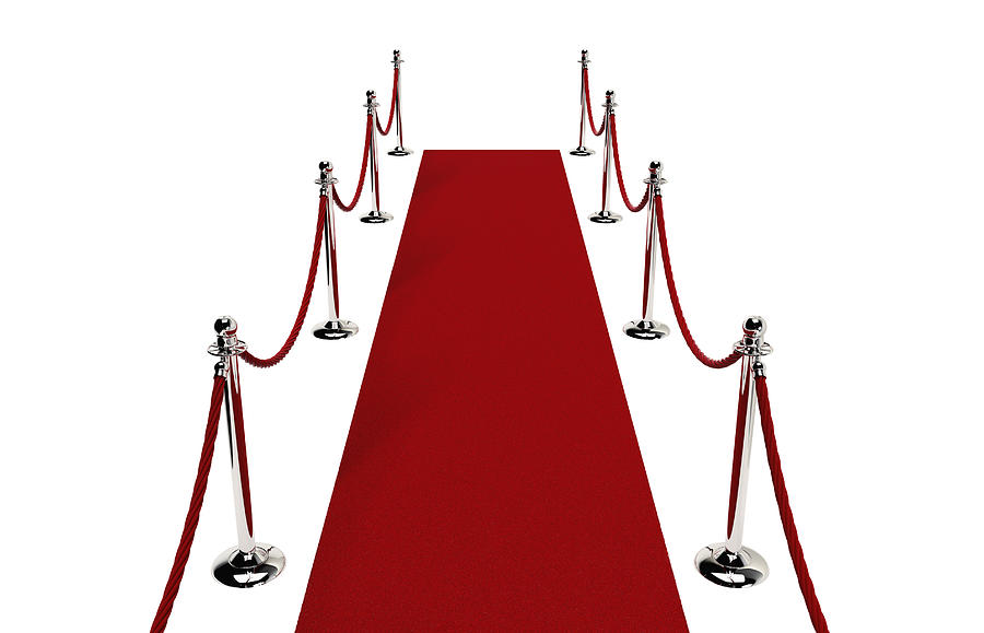 Path of Red carpet & Red rope Photograph by I Like That One