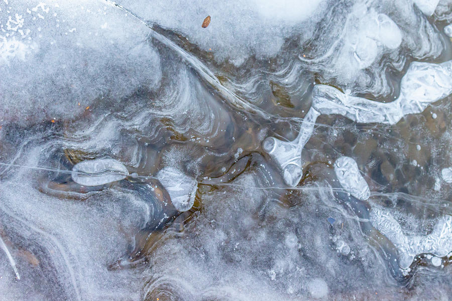 Path Through The Ice Photograph by Auden Johnson