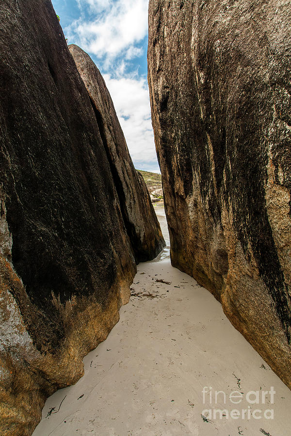 Path Through the Rocks Photograph by Elaine Teague
