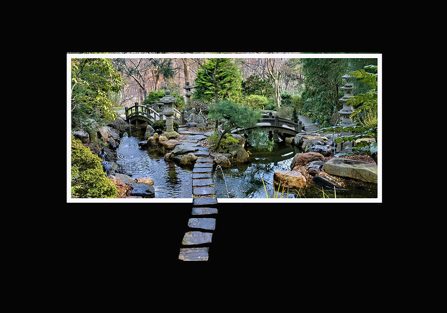 Path to a  Japanese Garden Photograph by Jerry Griffin