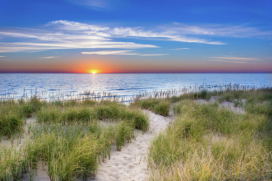 Path to Beach Photograph by Rodney Erickson - Fine Art America